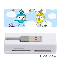 Cute colorful birds  Memory Card Reader (Stick) 