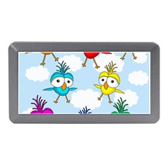 Cute colorful birds  Memory Card Reader (Mini)