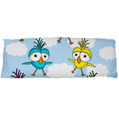 Cute colorful birds  Body Pillow Case Dakimakura (Two Sides)