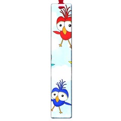 Cute colorful birds  Large Book Marks