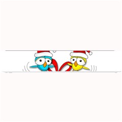 Cute Xmas Birds Small Bar Mats by Valentinaart