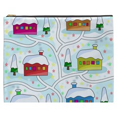 Winter magical landscape Cosmetic Bag (XXXL) 