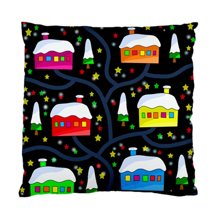 Winter magical night Standard Cushion Case (One Side)