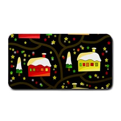 Winter  Night  Medium Bar Mats by Valentinaart