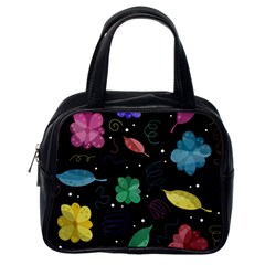 Colorful Floral Design Classic Handbags (one Side) by Valentinaart