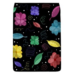 Colorful Floral Design Flap Covers (l)  by Valentinaart