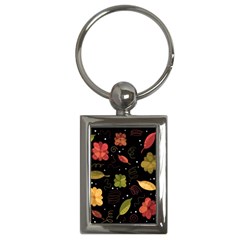 Autumn Flowers  Key Chains (rectangle)  by Valentinaart