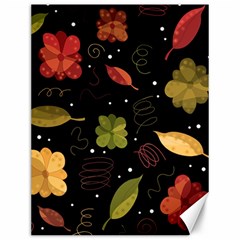 Autumn Flowers  Canvas 12  X 16   by Valentinaart