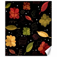 Autumn Flowers  Canvas 20  X 24   by Valentinaart