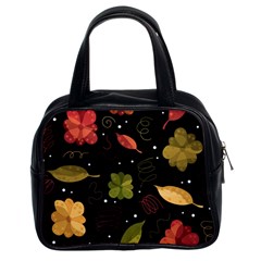 Autumn Flowers  Classic Handbags (2 Sides) by Valentinaart