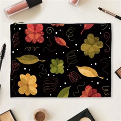 Autumn Flowers  Cosmetic Bag (xl) by Valentinaart