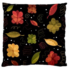 Autumn Flowers  Standard Flano Cushion Case (two Sides) by Valentinaart