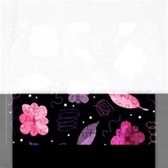 Purple And Pink Flowers  Rectangular Jigsaw Puzzl by Valentinaart