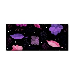 Purple And Pink Flowers  Cosmetic Storage Cases by Valentinaart