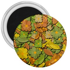 Autumn Flowers 3  Magnets by Valentinaart