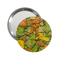 Autumn Flowers 2 25  Handbag Mirrors by Valentinaart