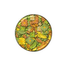 Autumn Flowers Hat Clip Ball Marker by Valentinaart