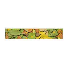 Autumn Flowers Flano Scarf (mini)