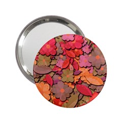 Beautiful Floral Design 2 25  Handbag Mirrors by Valentinaart