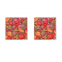 Beautiful Floral Design Cufflinks (square) by Valentinaart