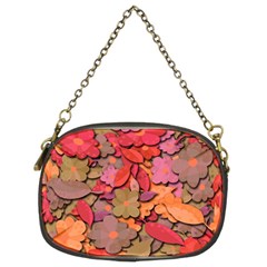 Beautiful Floral Design Chain Purses (two Sides)  by Valentinaart