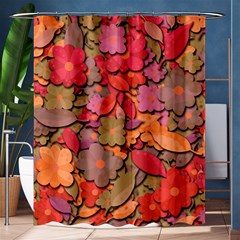 Beautiful Floral Design Shower Curtain 60  X 72  (medium)  by Valentinaart