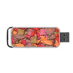 Beautiful Floral Design Portable Usb Flash (two Sides) by Valentinaart