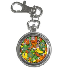 Decorative Flowers Key Chain Watches by Valentinaart