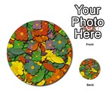 Decorative flowers Multi-purpose Cards (Round)  Front 1