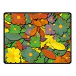 Decorative flowers Fleece Blanket (Small) 50 x40  Blanket Front