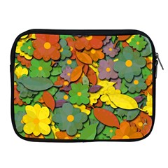 Decorative Flowers Apple Ipad 2/3/4 Zipper Cases by Valentinaart