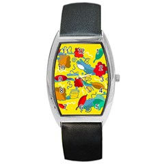 Weather Barrel Style Metal Watch by Valentinaart