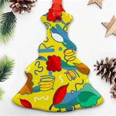 Weather Christmas Tree Ornament (2 Sides) by Valentinaart