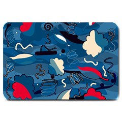 Ocean Large Doormat  by Valentinaart