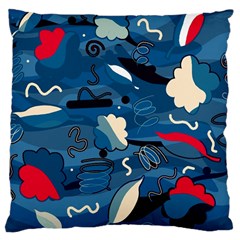 Ocean Large Cushion Case (one Side) by Valentinaart