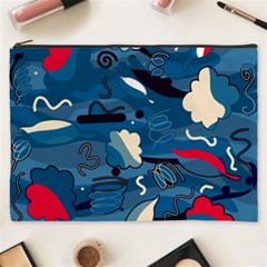 Ocean Cosmetic Bag (xxxl)  by Valentinaart