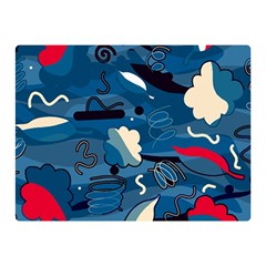 Ocean Double Sided Flano Blanket (mini)  by Valentinaart