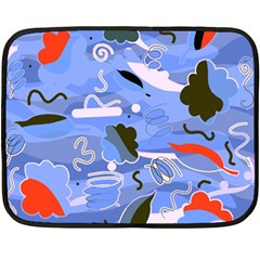 Sea Double Sided Fleece Blanket (mini)  by Valentinaart