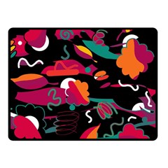 Colorful Abstract Art  Fleece Blanket (small) by Valentinaart