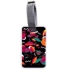 Colorful Abstract Art  Luggage Tags (one Side)  by Valentinaart