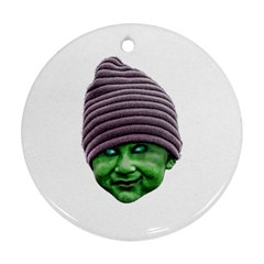 Evil Golbin Ornament (round)  by dflcprints