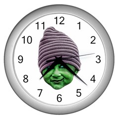 Evil Golbin Wall Clocks (silver)  by dflcprints