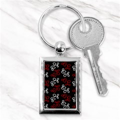 Elegance - Red  Key Chains (rectangle)  by Valentinaart