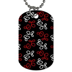 Elegance - red  Dog Tag (Two Sides)