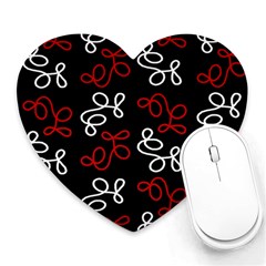 Elegance - Red  Heart Mousepads by Valentinaart