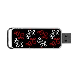 Elegance - red  Portable USB Flash (Two Sides)