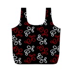 Elegance - red  Full Print Recycle Bags (M)  Front