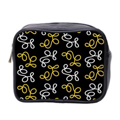 Elegance - Yellow Mini Toiletries Bag 2-side by Valentinaart