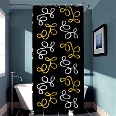 Elegance - Yellow Shower Curtain 36  X 72  (stall)  by Valentinaart