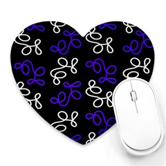 Elegance - Blue Heart Mousepads by Valentinaart